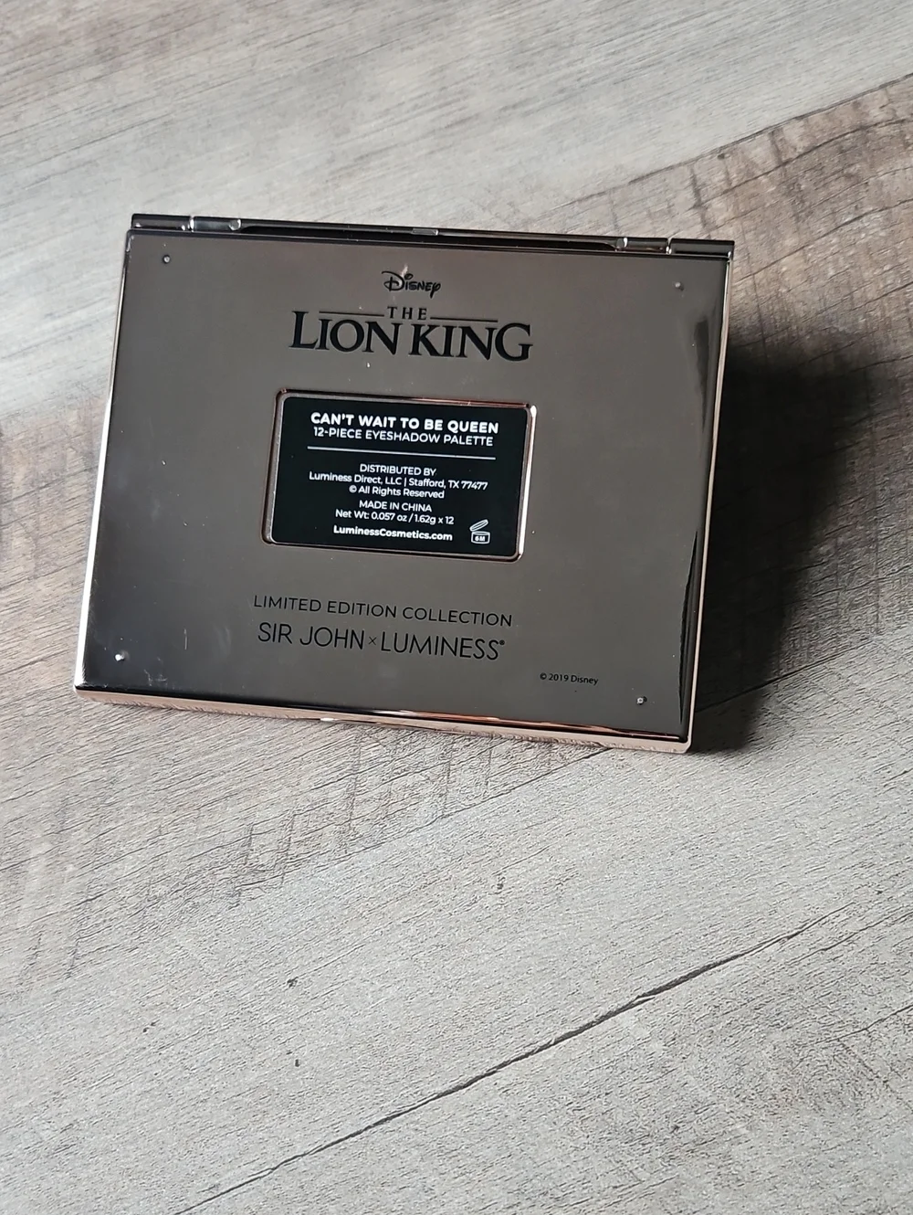 Limited Edition Sir John X Luminess Lion King Eyeshadow Palette And Lipstick